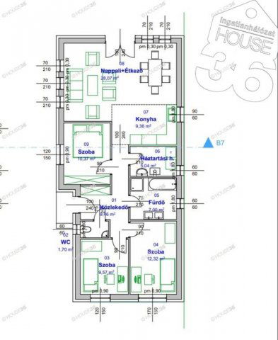 Eladó családi ház, Kecskeméten 85.9 M Ft, 4 szobás