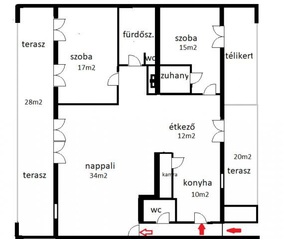 Eladó téglalakás, Budapesten, XI. kerületben 172 M Ft, 3 szobás