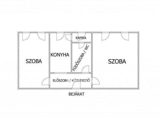 Eladó téglalakás, Egerben 54 M Ft, 2 szobás
