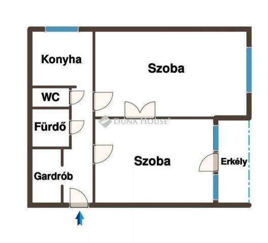 Eladó panellakás, Budapesten, IV. kerületben 60.9 M Ft, 2 szobás