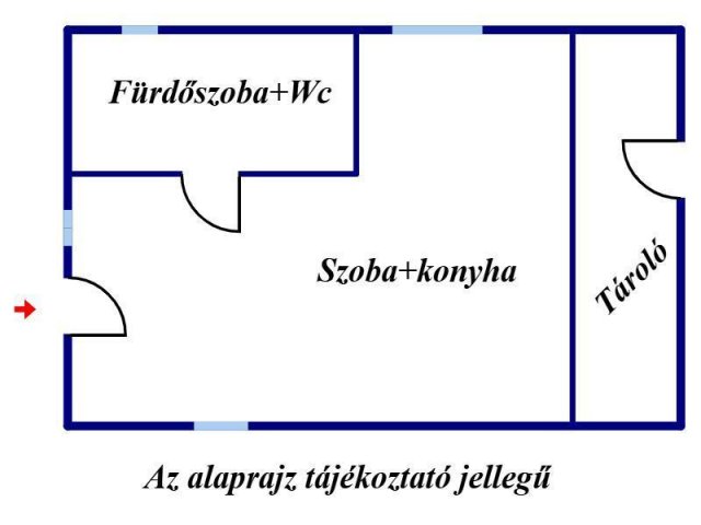 Eladó nyaraló, Ráckevén 17 M Ft, 1 szobás