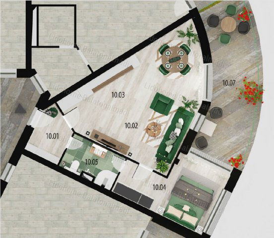 Eladó téglalakás, Balatonalmádiban 239 M Ft, 2 szobás