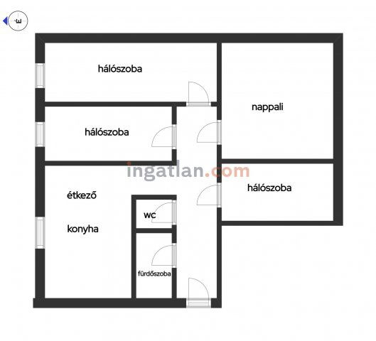 Eladó panellakás, Nyíregyházán, Árpád utcában 52 M Ft