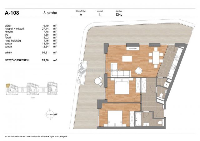 Eladó téglalakás, Budapesten, XI. kerületben 176.1 M Ft