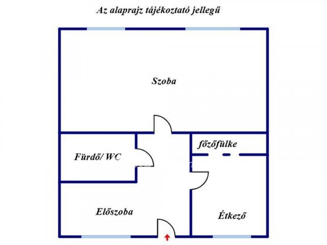 Eladó téglalakás, Szegeden 55 M Ft, 1 szobás