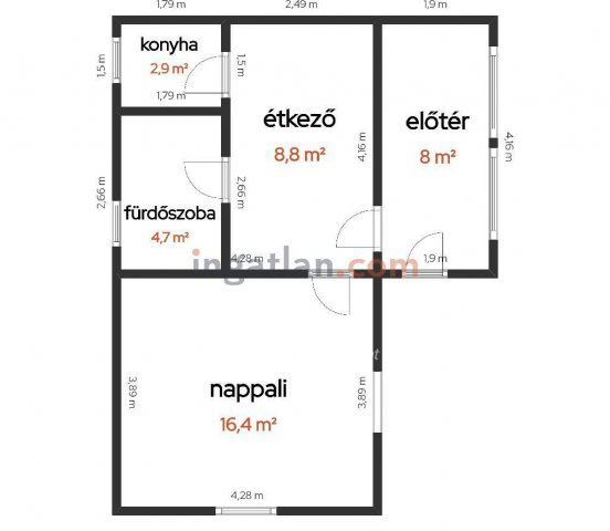 Eladó családi ház, Tiszakécskén 25 M Ft, 1 szobás
