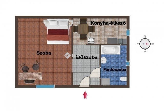 Eladó családi ház, Szegeden 42.9 M Ft, 1 szobás