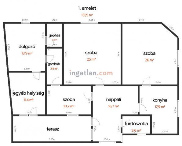 Eladó családi ház, Tiszasason 18 M Ft, 3 szobás