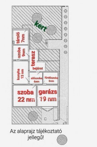 Eladó családi ház, Budapesten, XVIII. kerületben 69.9 M Ft