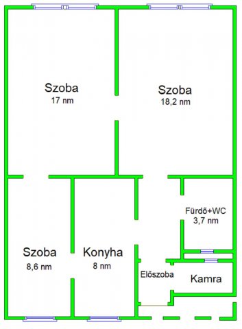 Eladó téglalakás, Budapesten, III. kerületben, Szomolnok utcában