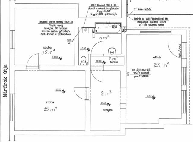 Eladó családi ház, Budapesten, XX. kerületben, Magyar utcában