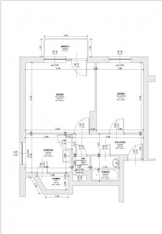Eladó téglalakás, Budapesten, IV. kerületben 66.9 M Ft, 3 szobás