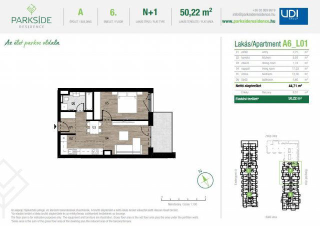 Eladó téglalakás, XIII. kerületben, Visegrádi utcában