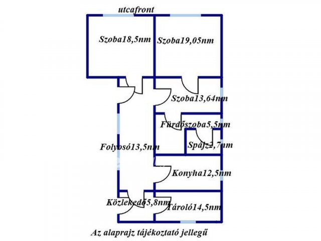 Eladó családi ház, Zsákán 8.5 M Ft, 2+1 szobás