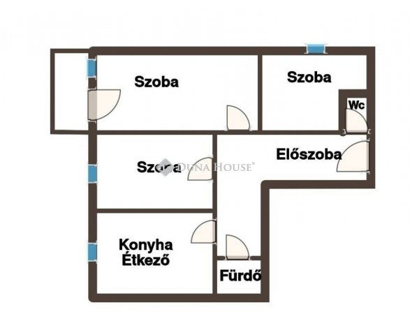 Eladó panellakás, Pécsett 58.7 M Ft, 3 szobás