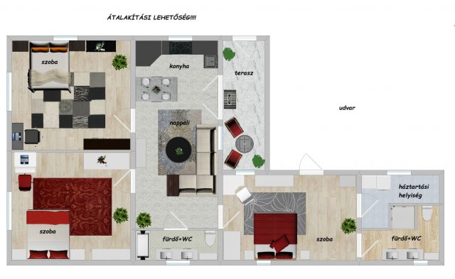 Eladó családi ház, Szegeden, Fehérpart utcában 52.9 M Ft