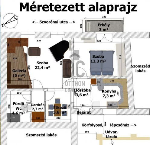 Eladó téglalakás, Egerben 47.6 M Ft, 2 szobás