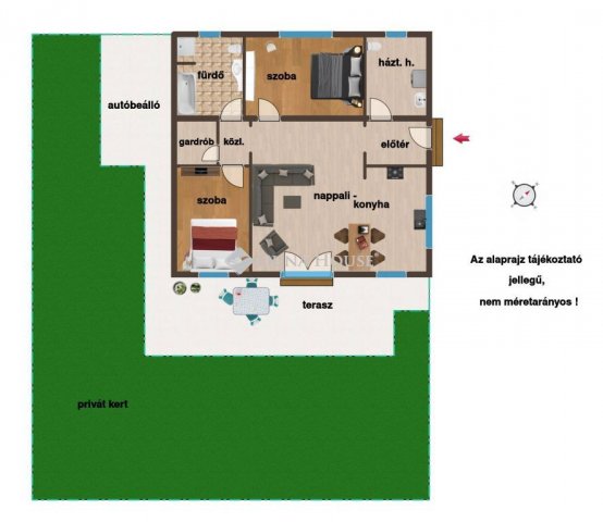 Kiadó ikerház, albérlet, Szombathelyen 300 E Ft / hó, 3 szobás