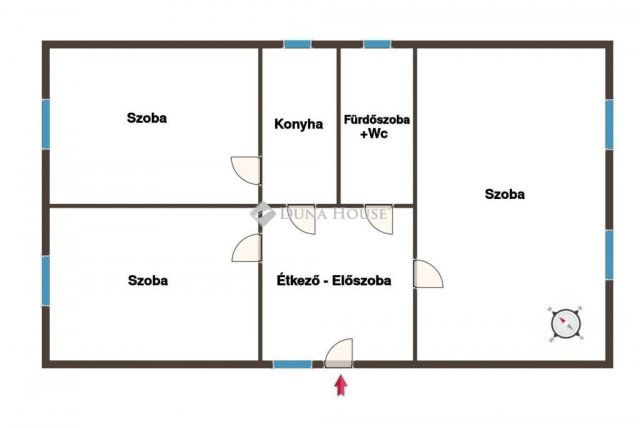 Eladó családi ház, Farmoson 28.9 M Ft, 3 szobás