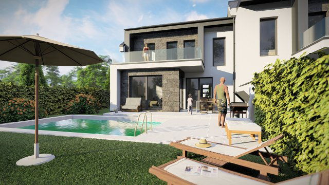 Eladó ikerház, Fehérvárcsurgón 74.9 M Ft, 5 szobás