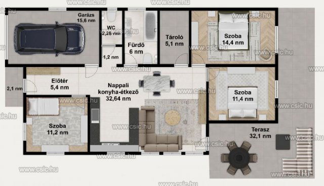 Eladó családi ház, Érden 120 M Ft, 5 szobás