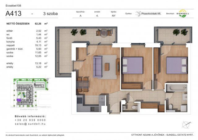 Eladó téglalakás, XIV. kerületben, Erzsébet királyné útján