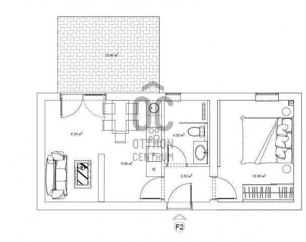 Eladó téglalakás, Kőszegen 49.9 M Ft, 2 szobás