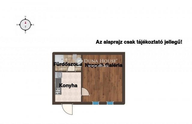 Eladó téglalakás, Budapesten, XV. kerületben 43.2 M Ft, 1 szobás