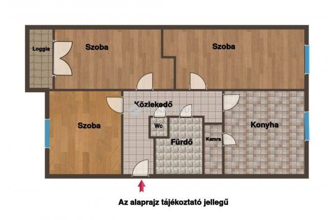 Eladó téglalakás, Veszprémben, Május 1. utcában 75.7 M Ft