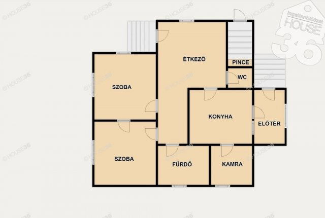 Eladó családi ház, Kecskeméten 62 M Ft, 3 szobás