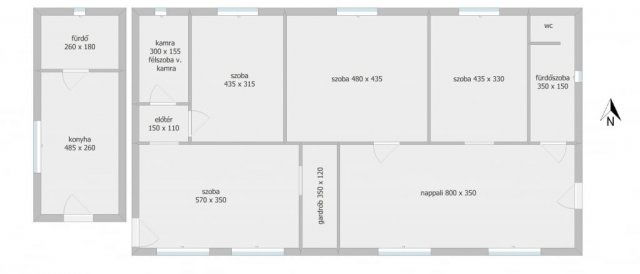 Eladó családi ház, Vizsláson 28.5 M Ft, 5 szobás