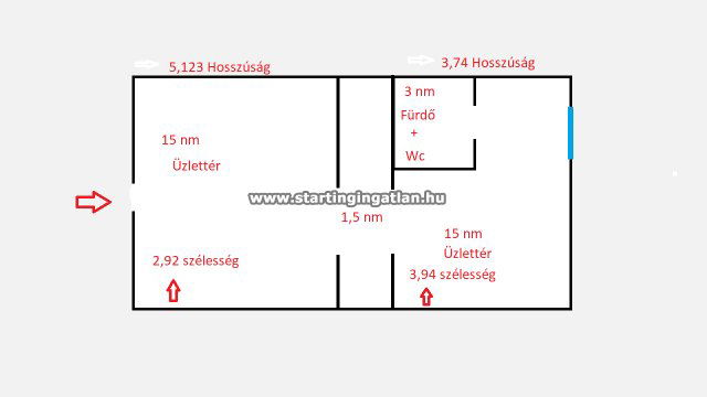 Eladó üzlethelyiség, Budapesten, VII. kerületben 9.9 M Ft
