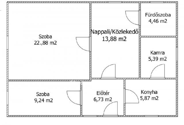 Eladó családi ház, Mindszenten 14 M Ft, 2 szobás