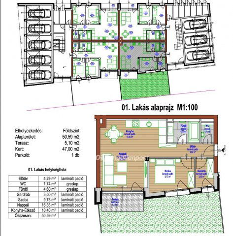 Eladó téglalakás, Mosonmagyaróváron 49.5 M Ft, 1+1 szobás