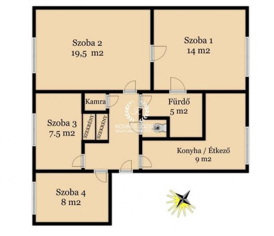 Eladó téglalakás, Ózdon, Szent István utcában 18.5 M Ft