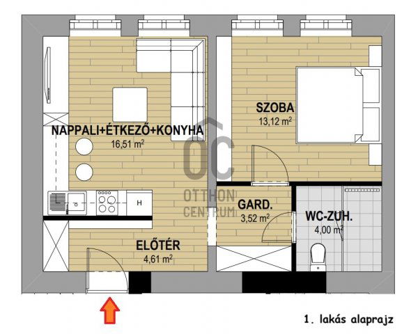 Eladó téglalakás, Debrecenben 67 M Ft, 2 szobás