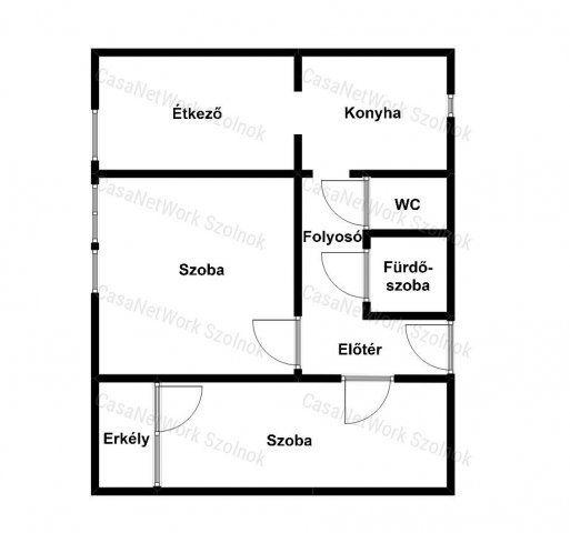 Kiadó panellakás, albérlet, Szolnokon 130 E Ft / hó, 1+1 szobás