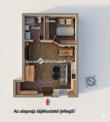 Eladó téglalakás, Monoron 55 M Ft, 2 szobás