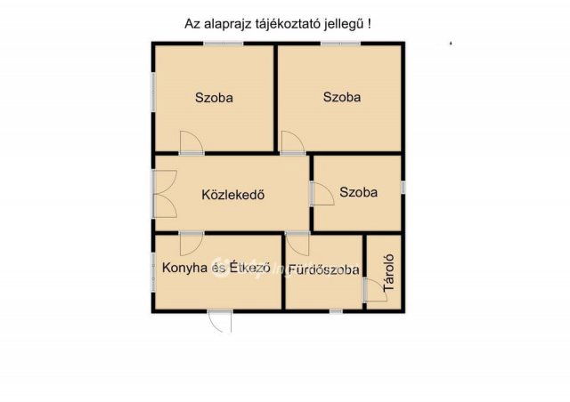 Eladó családi ház, Tiszafüreden 30 M Ft, 3 szobás