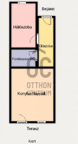 Eladó téglalakás, Komáromban 40.7 M Ft, 2 szobás