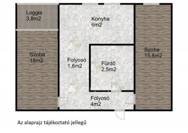 Eladó panellakás, Nyíregyházán 39.9 M Ft, 2 szobás