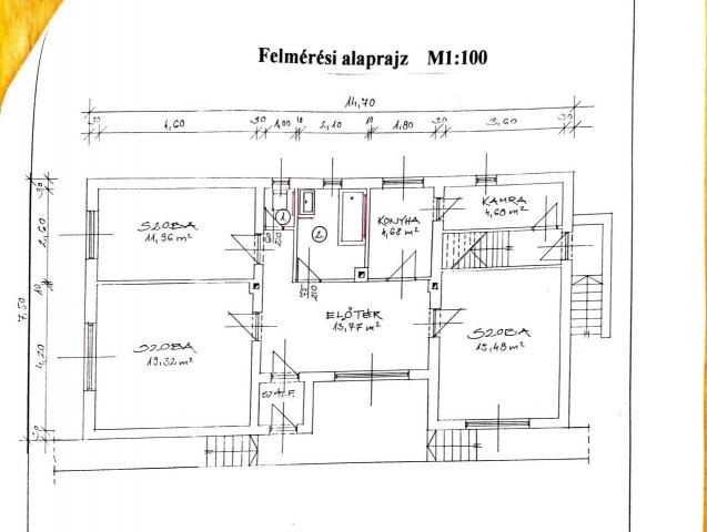 Eladó családi ház, Göncön 28 M Ft, 3 szobás