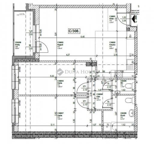 Eladó téglalakás, Budapesten, XIII. kerületben 110.825 M Ft