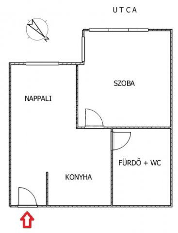 Eladó téglalakás, Budapesten, VI. kerületben 78.9 M Ft, 2 szobás