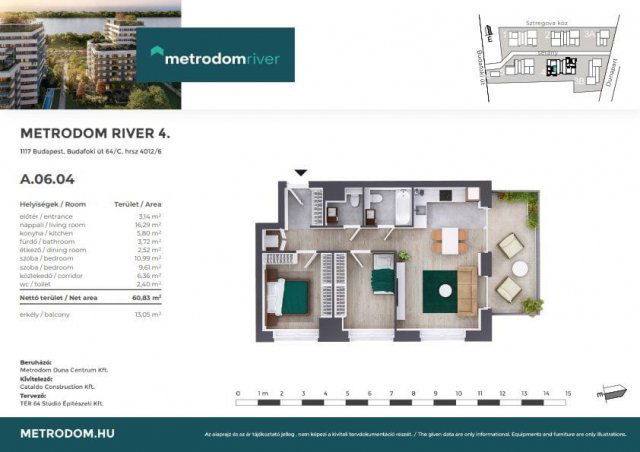 Eladó téglalakás, Budapesten, XI. kerületben, Budafoki úton