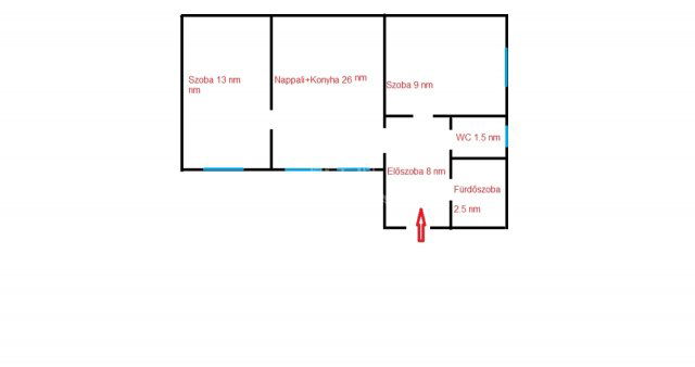 Eladó téglalakás, Budapesten, VI. kerületben 95 M Ft, 3 szobás