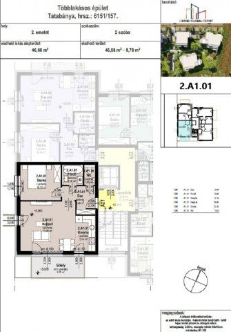 Eladó téglalakás, Tatabányán 51.798 M Ft, 2 szobás