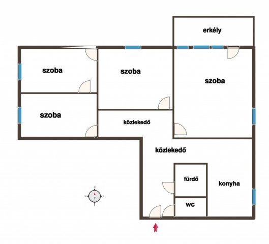 Eladó panellakás, Pécsett 46.99 M Ft, 2+2 szobás