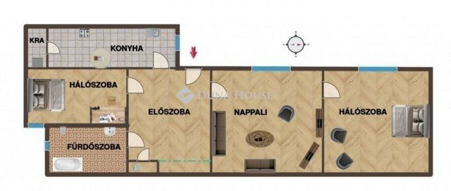 Eladó téglalakás, Budapesten, XIII. kerületben 104.9 M Ft