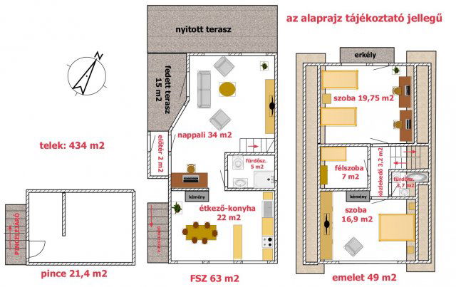 Eladó családi ház, Szigetcsépen 95 M Ft, 3+1 szobás